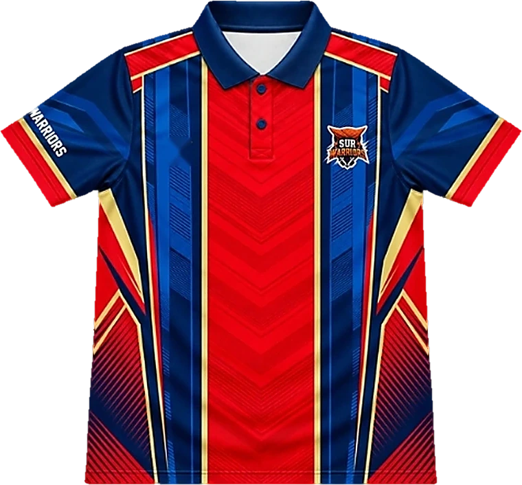 NC Sur Veer jersey, navy and red